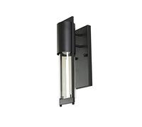WQHPLMD Light Fixtures Sconce Waterproof Outdoor LED Lamp Iron Wall Light with Glass Shade E27 Socket