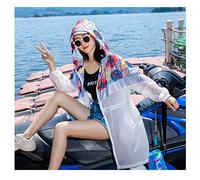 WQHPLMD Long Hooded Sun Protection Clothing Women's New Summer Fairy Western Style Anti-Sacking Shirt All-Match Thin Coat