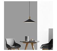 WQHPLMD lustres Machine LED Chandelier Corridor Creative Corridor Corridor Room Coffre de thé décoration Black LED Single-Head Lamp Lights