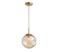 WQHPLMD Machine LED Lights Mid Century Chandelier Globe Glass lampshade e27/e26 Brass Light Fixture Kitchen Island Dining Room Dining Room Living Room
