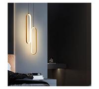 WQHPLMD Machine Nordic Bedroom Bedside Chandelier Minimalist Creative Living Room Background Wall Long Line Light Luxury Small Chandelier