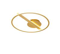 WQHPLMD Machine Nordique Luxury Chambre de Plafond LED LED de Plafond embarqué Gold Circle Creative Personalité Éclairage Livrage Salle Decoration Decoration Aménagement