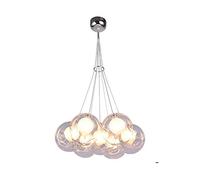 WQHPLMD Machine Romantic Glass Bubble Chandelier Chandelier g4 Pendant Light Semi