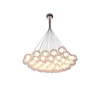 WQHPLMD Machine Romantic Glass Bubble Chandelier Chandelier g4 Pendant Light Semi