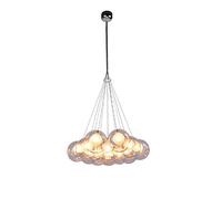 WQHPLMD Machine Romantic Glass Bubble Chandelier Chandelier g4 Pendant Light Semi