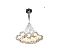WQHPLMD Machine Romantic Glass Bubble Chandelier Chandelier g4 Pendant Light Semi