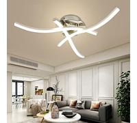 WQHPLMD Machine trigeminal Ceiling Lamp Wave Chandelier Novelty LED Ceiling Lamp Bedroom Living Room Kitchen Ceiling Lamp