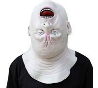 WQHPLMD Masquerade Effrayant Effrayant Halloween Cosplay Costume Masque Latex Horreur pour Unisexe Adults Party Decoration Props Dancing Head Cover, tête Down Mask