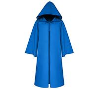 WQHPLMD Masquerade Unisex Adult Grim Reaper Costume - Creepy Halloween Rope with Hood for Halloween Cosplay Party Decoration, Black, Soft and Comfortable