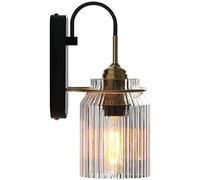 WQHPLMD Metal Wall Sconce for Living Room, Bedroom and Hallway - E27 Compatible