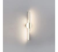 WQHPLMD Minimalist LED Long Strip Wall Light for Powder Room Mirror - Black/White Sconce, 71cm x 4.4cm