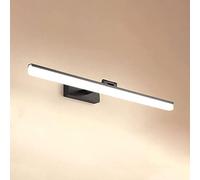WQHPLMD Miroir à LED Lampe Avant, Monture d'éclairage de Miroir de Maquillage, Miroir de vanité de Salle de Bain en métal Clair, luminaire d'éclairage de Mur de Salle de lavabo à Monture Peu