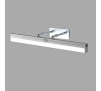 WQHPLMD Miroir LED réglable Lumière Avant 240 ° Cadre de Rotation Image Capteur d'éclairage de Salle de Bain Vanité de Bain Baignoire Vanité Murce de paroi avec Poudre