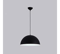 WQHPLMD Nordic Aluminum Chandelier Fixture Kitchen Pendant Lighting Pendant Ceiling Light Living Room Pendant Lighting Single Head e27 Base Black Finish