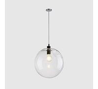 WQHPLMD Nordic Chrome Kitchen Restaurant Suspension Lamp Luxury European Style Living Room Commercial Chandelier Glass Chandelier Art Deco Style European Chandelier c