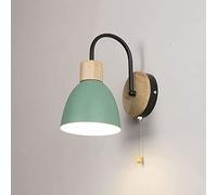 WQHPLMD Nordic Iron Wall Sconce with Pull Chain for Study Room, Living Room - 27CM High
