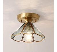 WQHPLMD Northern Europe Aisle Lights Chandelier All Bronze Kitchen Small Ceiling Light Cloakroom Entrance Balcony Lights American Corridor Door Lights Ceiling Lamp Creative Glass Hanging Lights