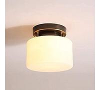 WQHPLMD Northern Europe Aisle Lights Chandelier All Bronze Kitchen Small Ceiling Light Cloakroom Entrance Balcony Lights American Corridor Door Lights Ceiling Lamp Creative Glass Hanging Lights