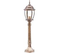 WQHPLMD Outdoor Post Light - Die-Cast Aluminum Farmhouse Lantern for Garden and Patio Lighting