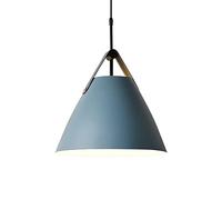 WQHPLMD Pendant Light Nordic Creative Ceiling Light, Makaron Creative Lamp, Personality Cafe Chandelier Industrial Ceiling Hanging Lighting, for Kitchen Island, Dining Room-Deep Blue (Color : Deep