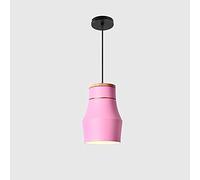 WQHPLMD Plafond Light Light Chandelier Jar Forme avec Motif en Bois Shade en métal, Plafond Loulages Style Scroding Lightings pour Le Salon, Salle à Manger, Cuisine, Chambre à Coucher (Couleur