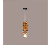 WQHPLMD plafonnier Lampe à Corde de Chanvre de chandre/Barre d'éclairage rétro Restaurant 1/3 Chandelier Chandelier NOSTALGIQUE PERSONNATION CRÉATIVE 40W Chandeliers Modernes