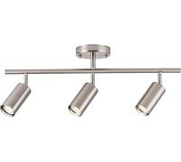 WQHPLMD Plafonnier réglable Spotlight de Cuisine îlot de Plaque Ronde Plaque de Plafond 3 Voies kit d'éclairage de Piste Fixe GU10 projecteurs directionnels pour Le Couloir de la Chambre à Coucher