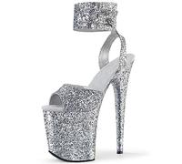 WQHPLMD Platform High-Heels 9 inches Stilettos Pumps Sandals for Women Comfy Open Toe Heeled Sandal Ankle Heels Summer Dress Shoes Origin China