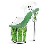 WQHPLMD Platform Sandals for Women Stilettos Heels Open Toe High Heeled Ankle Strap Summer Clear Dress Pumps Shoes