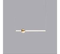 WQHPLMD Post Chandelier 10w, Nordic Creative LED Ceiling Light, electroplated Metal Lamp Body Hanging Lamp, for Bedroom Bedside Living Room Restaurant Kitchen Decorative Lig