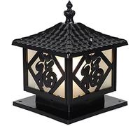 WQHPLMD Post extérieur Clair étanche à LED Industriel Paysage Lampe carrée Pilier de Lampe à Lawn Park décor atmosphère Poteau de Lampe de Lampe de Lampe, Porte Avant/arrière à l'extérieur de