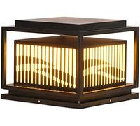 WQHPLMD Post Lamp Charm Chinese Style Waterproof Garden Decoration