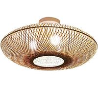 WQHPLMD Rattan Vintage Ceiling Light for Bedrooms, Living Rooms and More - Unique Style & Quality