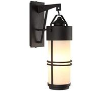 WQHPLMD Retro Vintage Wall Sconce - Black Matte Cylindrical Decorative Light for Garden, Balcony & Villa
