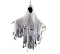 WQHPLMD Scary Halloween Hanging Noise Activated Sound Effect Glowing Red Eyes Haunted House Props Horror Party Decoration