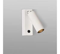 WQHPLMD Shallow-Mounted LED Bedside Reading Lamp with 350° Rotatable Head for Bedroom and Hotel Rooms