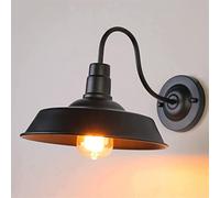 WQHPLMD Single Head Goloseck Indoor Outdoor Sconce 60W Mur Wall Style Industrial Metal Water Pipe Sronce Antique Coffee Decoration Store Lounge E27 Bracket Light