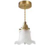 WQHPLMD Small Glass Chandelier Pendant Light - Elegant and Luxurious for Living Room, Bedroom & Dining Rooms