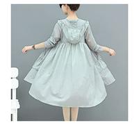 WQHPLMD Spring Summer Female Jacket Outwear Fashion Loose Casual Long Solid Hooded Thin Coat