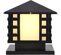 WQHPLMD Stainless Steel Post Cap Lamp Outdoor Garden Accent Lighting Pool Deck Light Fixture E27