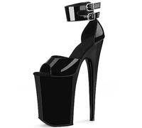 WQHPLMD Stiletto Platform for Women Open Toe Heeled Dressy Pumps Sandals Ankle Strap Party Wedding Pumps Shoes Origin China