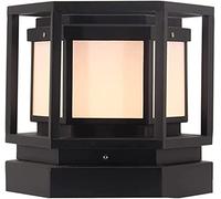 WQHPLMD Stylish Solar Outdoor Post Lights - Black Finish & Waterproof LED Landscape Lighting