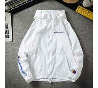 WQHPLMD Summer Men's and Women's Breathable Sunscreen Clothing Embroidered Lovers Outdoor Skin Windbreaker