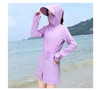 WQHPLMD Summer Sun Protection Clothing Women Mid-Length Version The Sun Protection Clothing Outdoor Loose Thin Coat