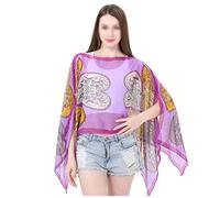 WQHPLMD Summer Woman Fashion Beach Shawl Dress Blouses Sun Protection Cardigan Holiday Cardigan Women Long Blouses Tops (Color : B, Size : One Size)
