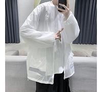 WQHPLMD Thin Jacket Men Casual Hooded Jacket Mens Streetwear Loose Jacket Men Clothing (Color : D, Size : XX-Large)