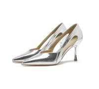 WQHPLMD Toe fermé pour Femmes fermées Pumps à Enfiler des Pompes de Travail de Travail décontractées 8 cm