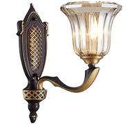 WQHPLMD Vintage Copper European Wall Sconce for Living Room Decor & Hotel Rooms - E27 Mounting Accessories Included