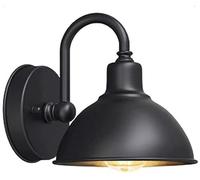 WQHPLMD Vintage Industrial Black Iron Outdoor Sconce with IP65 Waterproof and Moisture-Proof Gooseneck Lamp - Home Decor