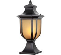 WQHPLMD Vintage Post Lantern Anthracite Éclairage Extérieur pour Décoration de, Terrasse Piscine